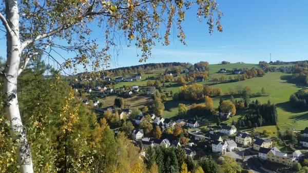 Blick auf Pobershau